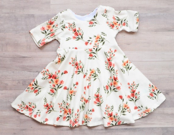 Floral simple dress discount