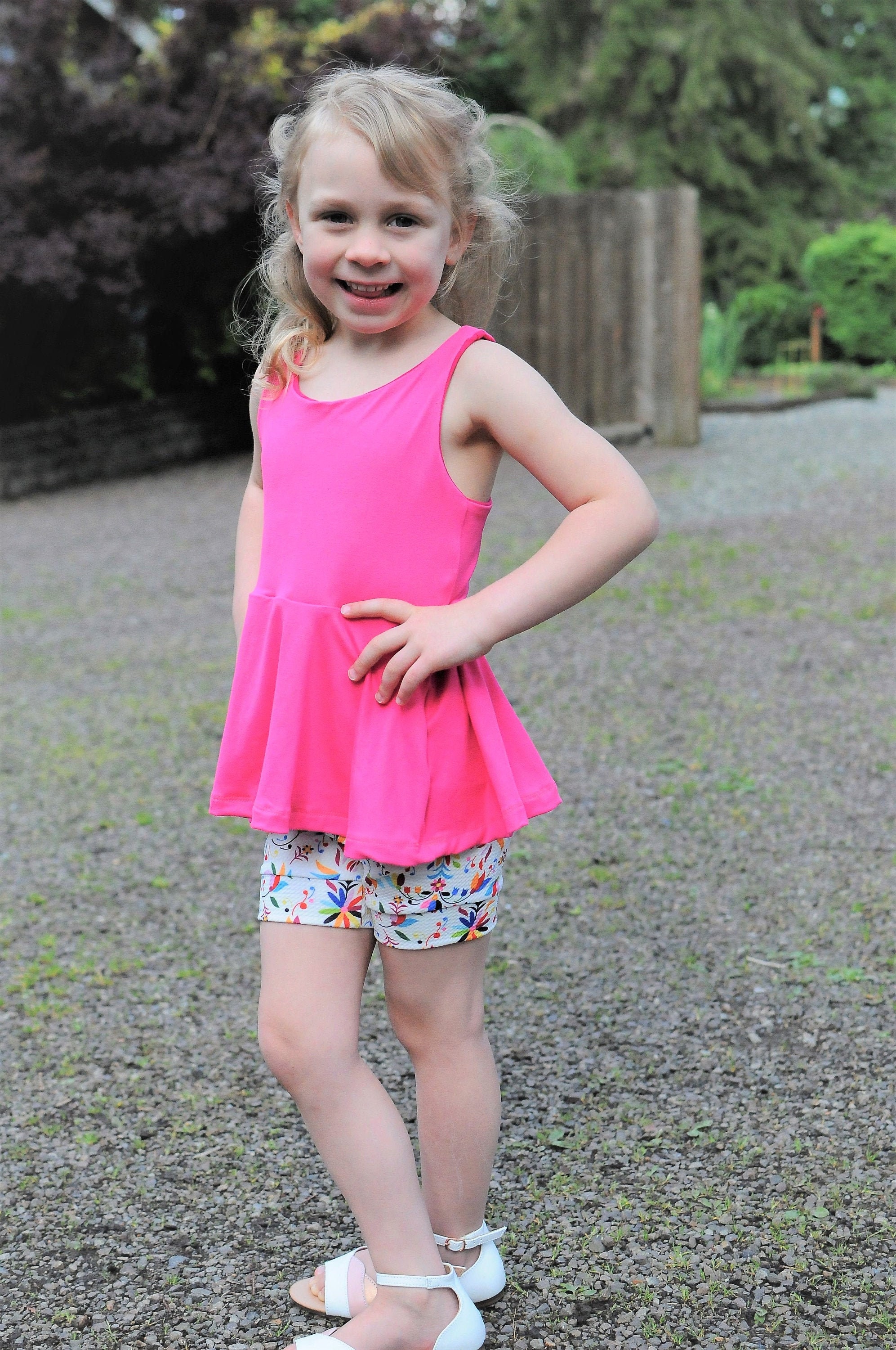 Girls neon tank top hotsell