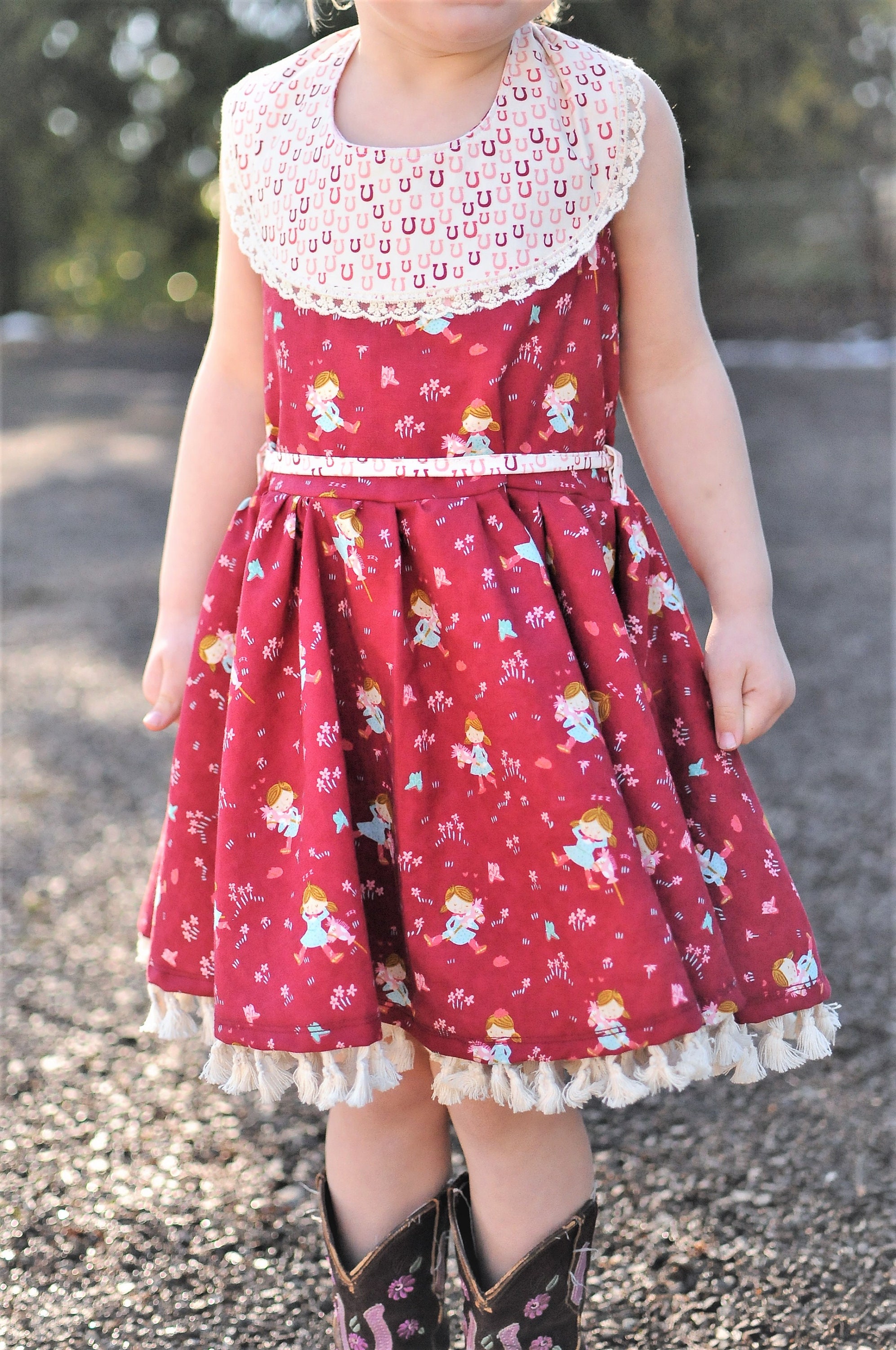Boutique Dress Boutique Girls Clothing Peasant Dress Twirl Etsy