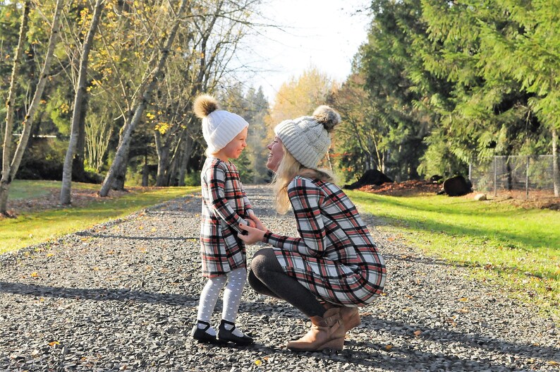 Mommy and Me Dresses, Mommy and Me Plaid, Mommy and Me Outfits, Matching Mother Daughter, Mommy Baby Matching, Plaid Christmas Dress 