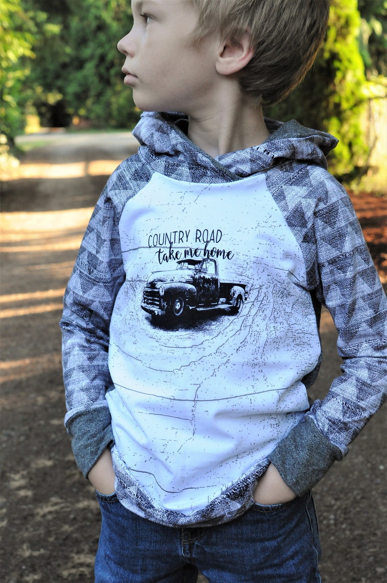 Boy Hoodie Baby Hoodie Toddler Hoodie Country Boy Etsy