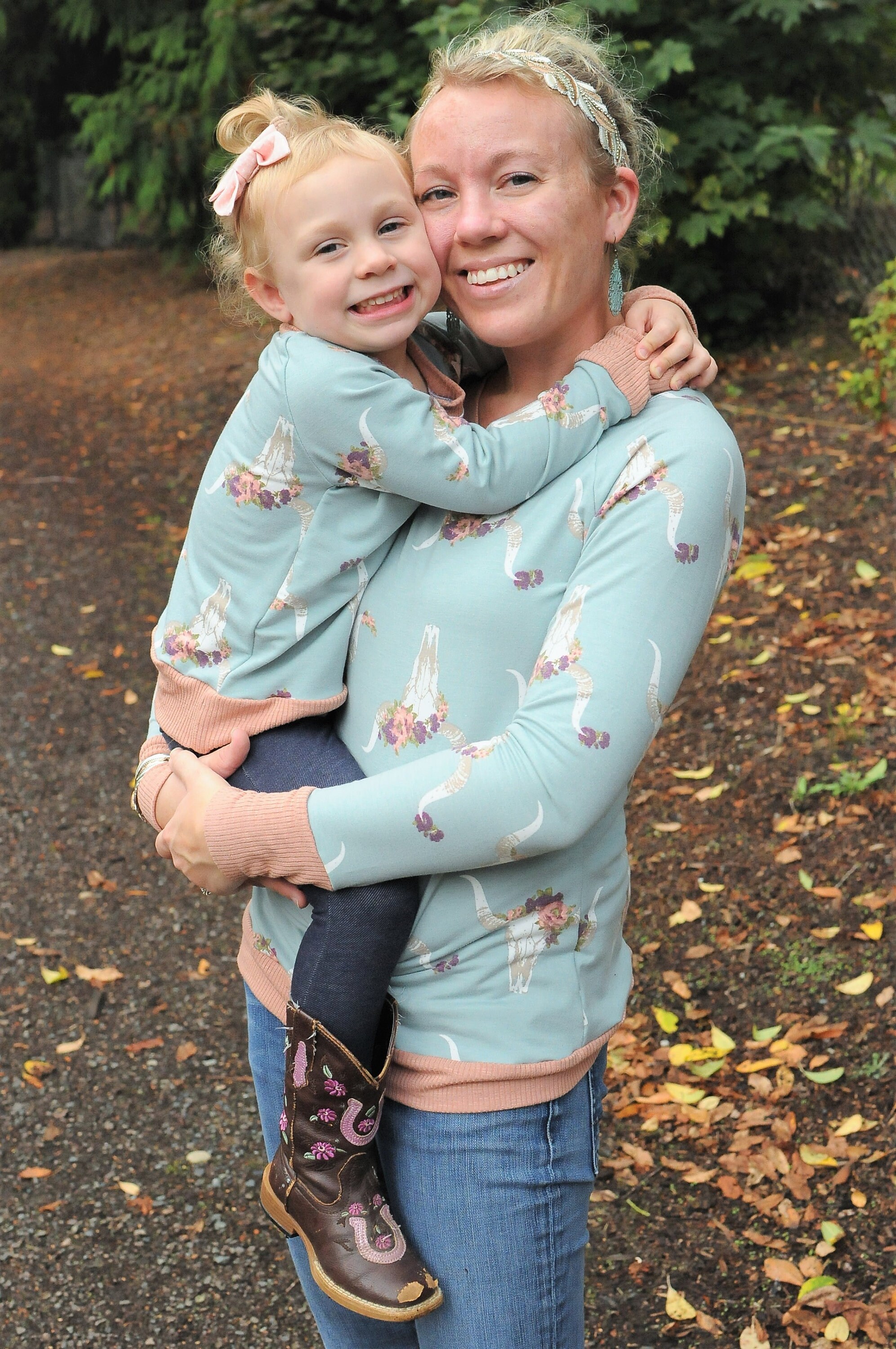 Mutter und Tochter Pullover Wimpern Sweatshirt Familie passende Outfits