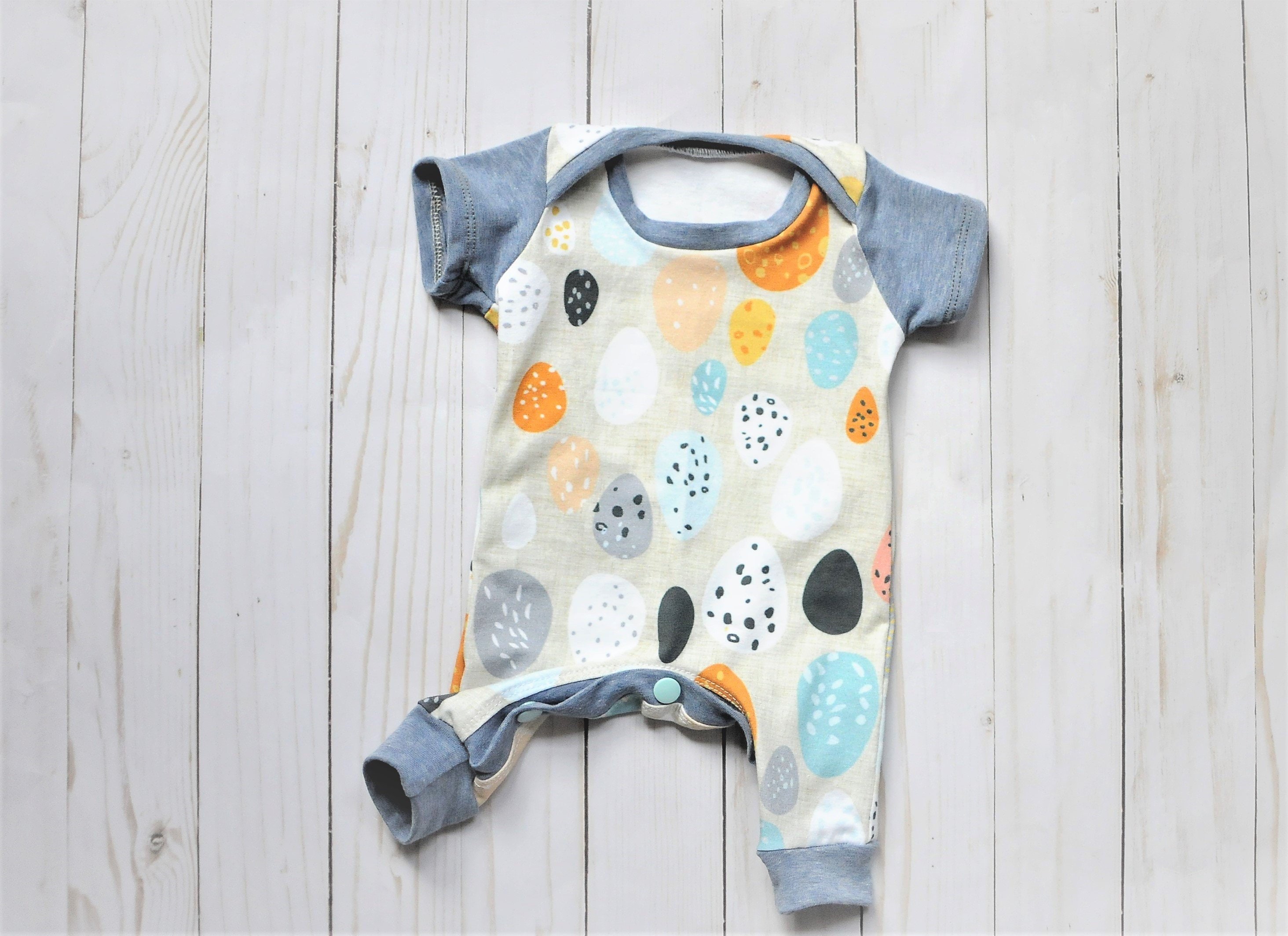 egg baby romper