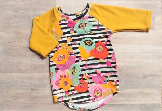 Fall Florals Toddler//Girls Tunic