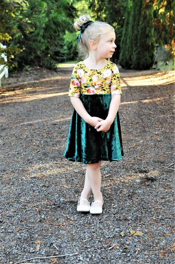 Etsy velvet cheap dress