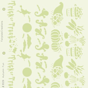 Herbst-Spaß-Schablone, 8-1/2 &quot;x 11&quot;