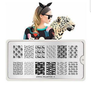 Mo-You London Nail Stamping Plate | Nail Stamping Plate | Nails | Nail Art | Animal | Arabesque | Artist | Biker | Crystal | Deco