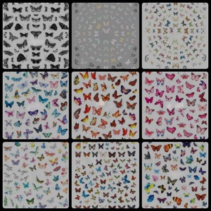 Nail Stickers | Nail Design | Butterflies | DIY | Nails | Butterfly Nails | Buyterfly Nail Art | Easy | Nail Art | Spring