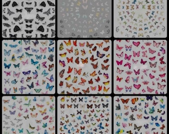 Nail Stickers | Nail Design | Butterflies | DIY | Nails | Butterfly Nails | Buyterfly Nail Art | Easy | Nail Art | Spring