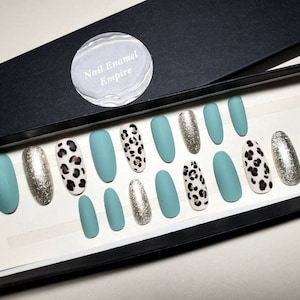 Ready to Ship | Leopard Nails | Leopard Print Nails | Animal Print | Animal Print Nails | Nails | Press on Nails |  Matte Nails
