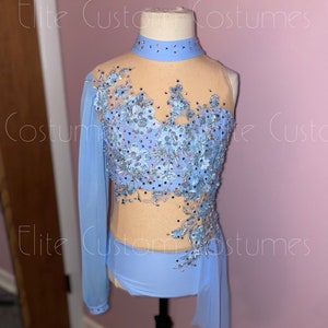 Baby blue dance costumes shop