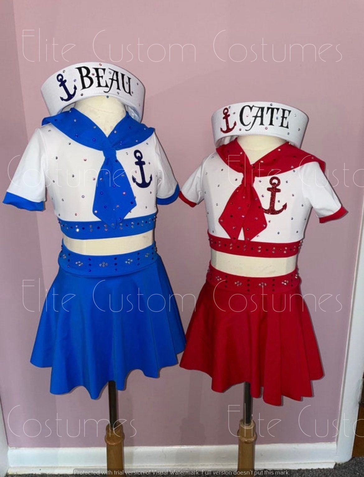 Custom Dance Costume Solo Duo Musical Theater Jazz Acro Sailor - Etsy