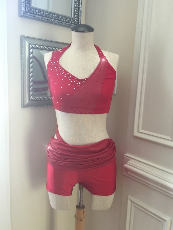 Items similar to 2 Piece Custom Lyrical Dance CostumeJazz or