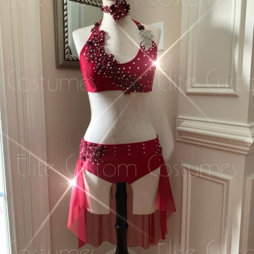 Red Contemporary/Lyrical Costume Base