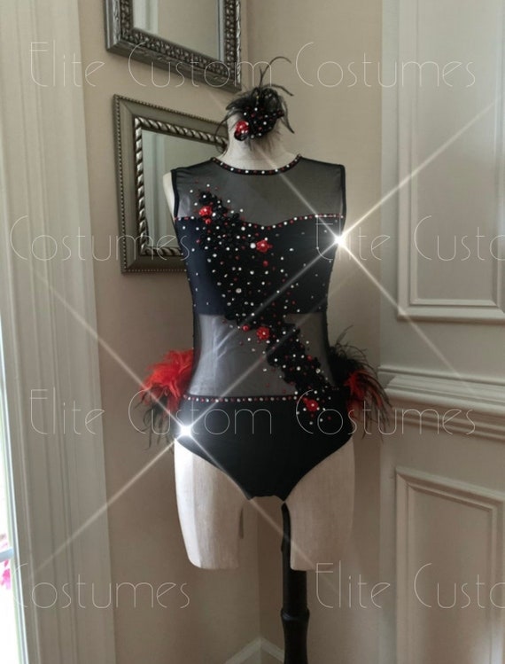 One piece dance costume top