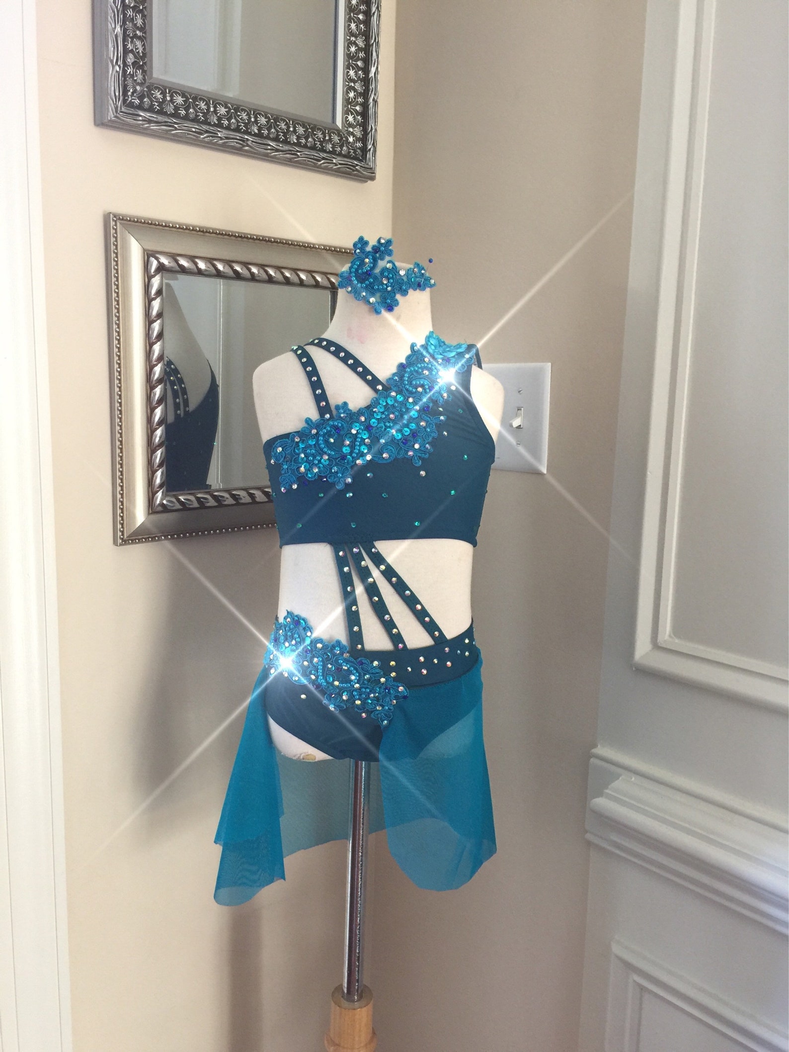 2 Piece Custom Lyrical Dance Costume Etsy