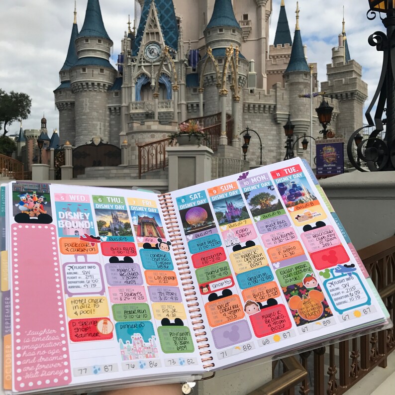 Disney World Vacation Deluxe Planner Kit Planner Stickers. Set Etsy