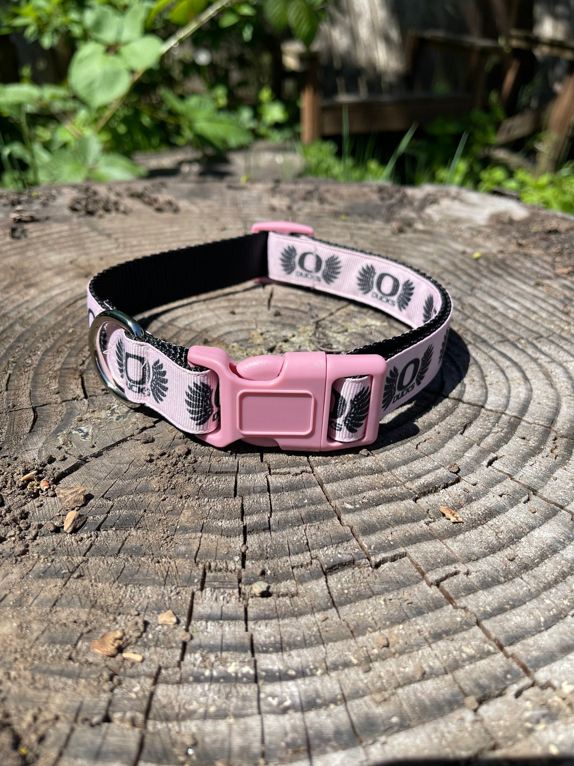 Pink and Black Oregon Ducks Dog Collar Etsy