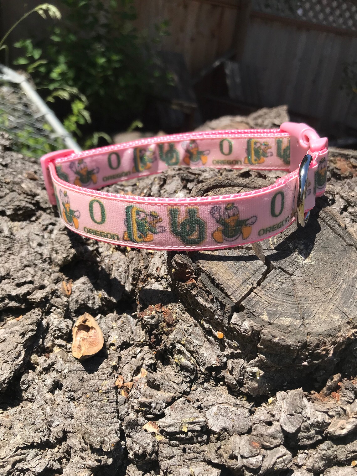 Pink Oregon Ducks Dog Collar Etsy