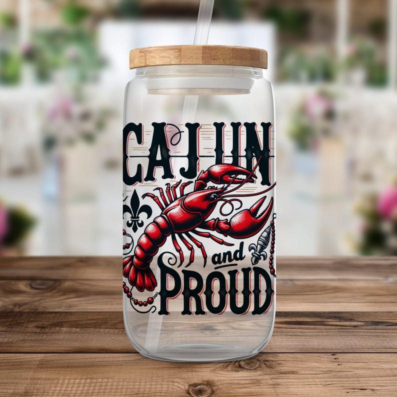 Cajun en trots: sublimatieontwerp png, rivierkreeft langoesten png, mardi grasshirt Zuid-Louisiana png, cadeau cajuncultuur New Orleans afbeelding 4