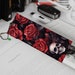 Skull Printable Bookmarks Set: Digital PDF, Skull &amp; Roses 4 Bookmark ...