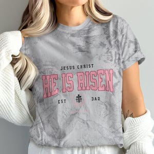 He is Risen Shirt PNG/SVG Sublimation Design, He is Risen Shirt, Matthew 28 6, Resurrection svg, Easter Jesus Shirt, Easter Sweatshirt png image 5