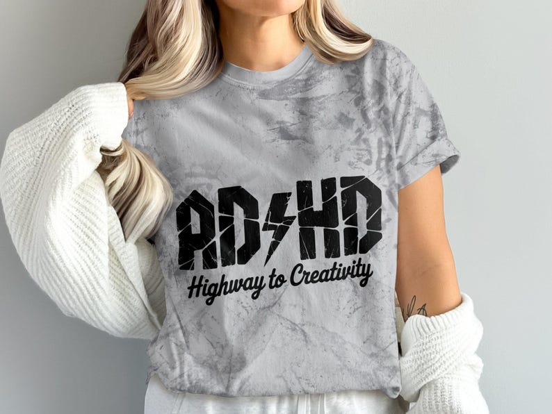 Adhd PNG: Adhd Tshirt Png Sublimation Design, Adhd Sticker Png, Highway ...
