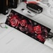 Skull Printable Bookmarks Set: Digital PDF, Skull &amp; Roses 4 Bookmark ...
