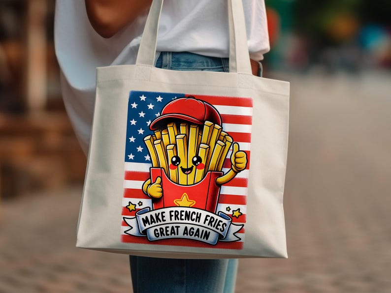 Trump 2024 SVG Sublimation Trumpshirt Svg, Trump Train, French Fries