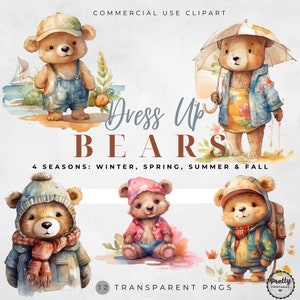 12 osos de peluche PNG: imágenes de osos de peluche, lindos osos de peluche PNG, imágenes prediseñadas de osos de peluche, osos urbanos, imágenes prediseñadas de osos bebés, osos bebés PNG, estaciones de osos