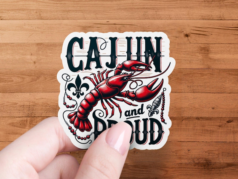Cajun en trots: sublimatieontwerp png, rivierkreeft langoesten png, mardi grasshirt Zuid-Louisiana png, cadeau cajuncultuur New Orleans afbeelding 7