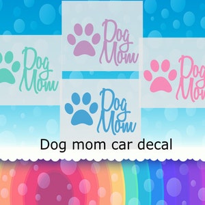 Hund Mama Auto Aufkleber, Vinyl Aufkleber, Hundeliebhaber, Hundeliebhaber Auto Aufkleber, Hundeliebhaber Geschenk, Auto Aufkleber, Fenster Aufkleber, Hundemama Aufkleber