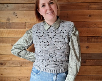 Time After Time Vest crochet pattern