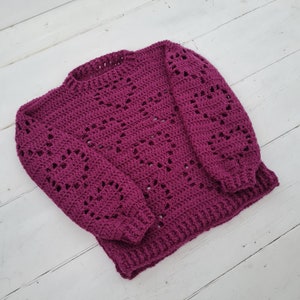 Time After Time Kids&#39; jumper crochet pattern