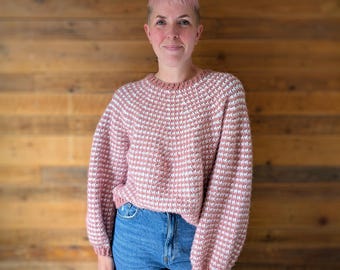 Hounds of Love 2-in-1 crochet sweater pattern
