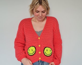 Smile High Cardi crochet pattern