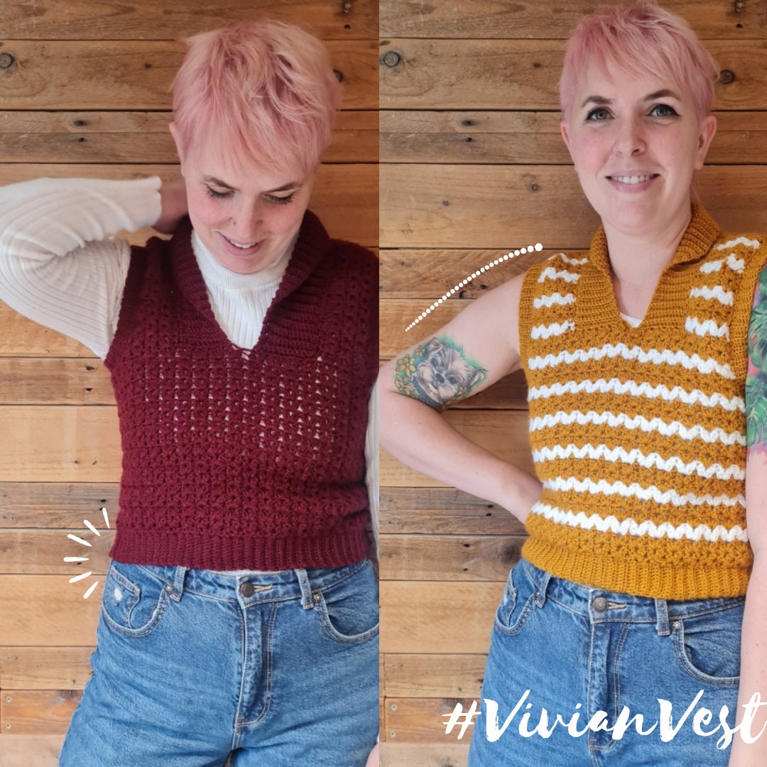 Vivian Vest Crochet Pattern - Etsy