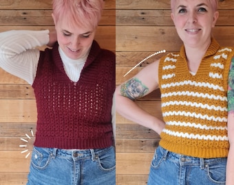 【tyn.TGOR】Hand crochet\"MUSUBI\"vest tyn.TGOR】Hand crochet