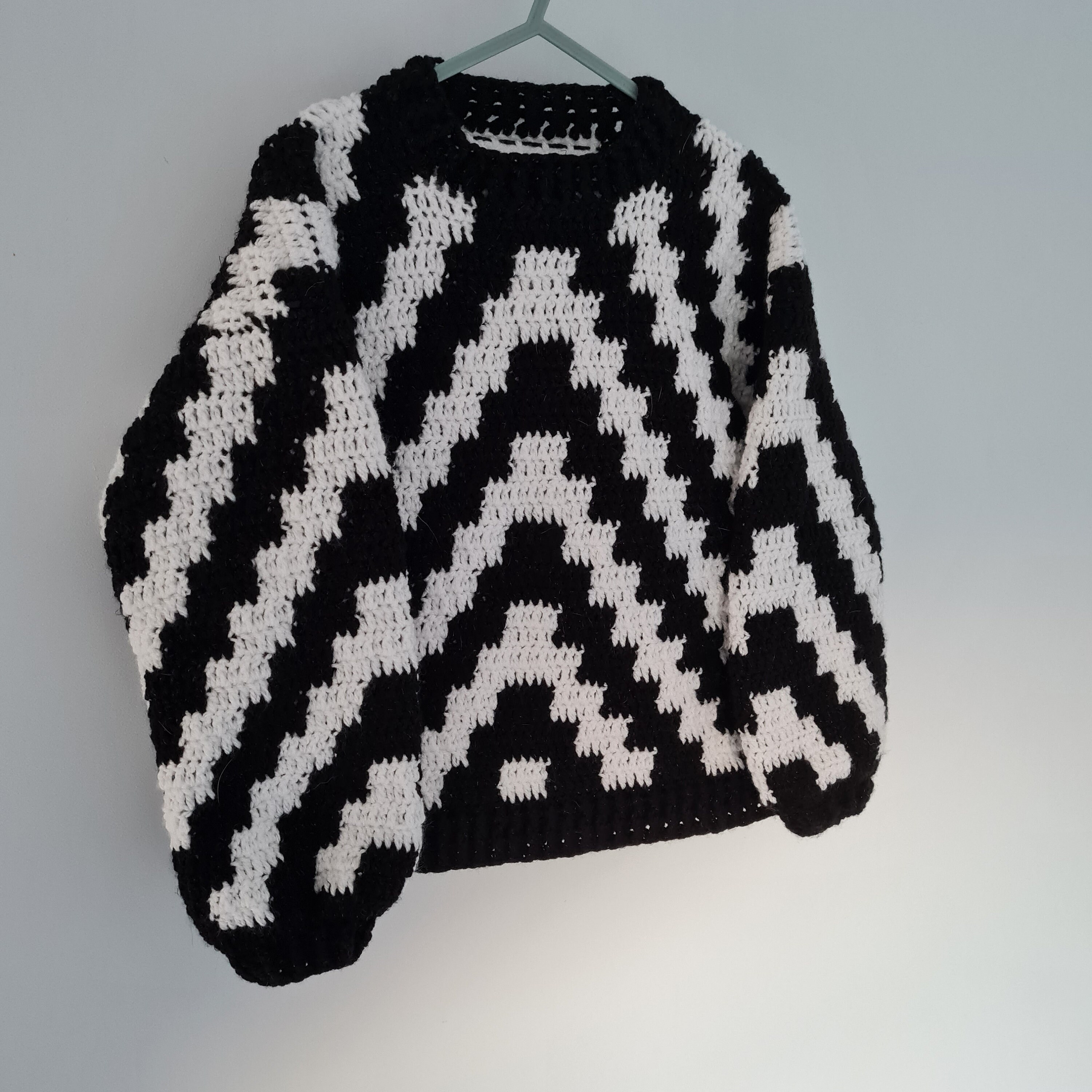 Mini Blockbuster 2-in-1 crochet cardi and jumper pattern