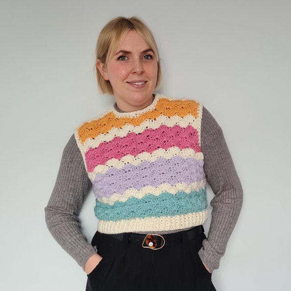 Rebel Shell Vest Crochet Pattern - Etsy