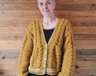 Untergehende Sonne-Jacke mit Häkelanleitung
