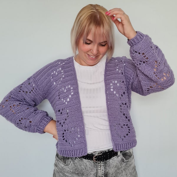 Time After Time Cardigan crochet pattern