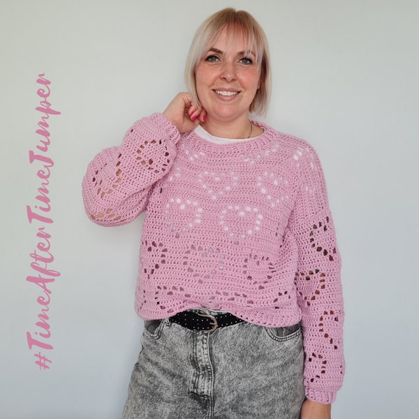 Time After Time Jumper crochet pattern