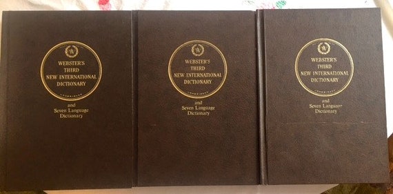 Webster's Third New International Dictionary (and Seven Language