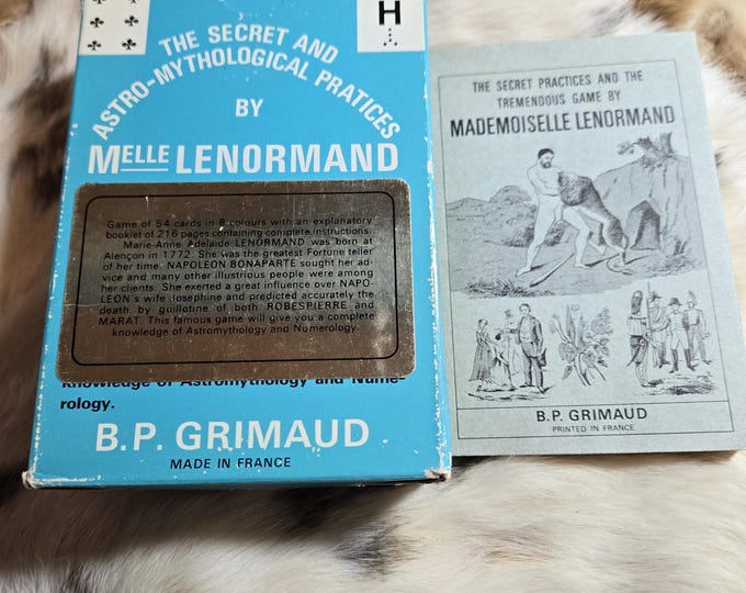 The Secret and Astro-Mythological Practices by Mademoiselle Lenormand, 1970