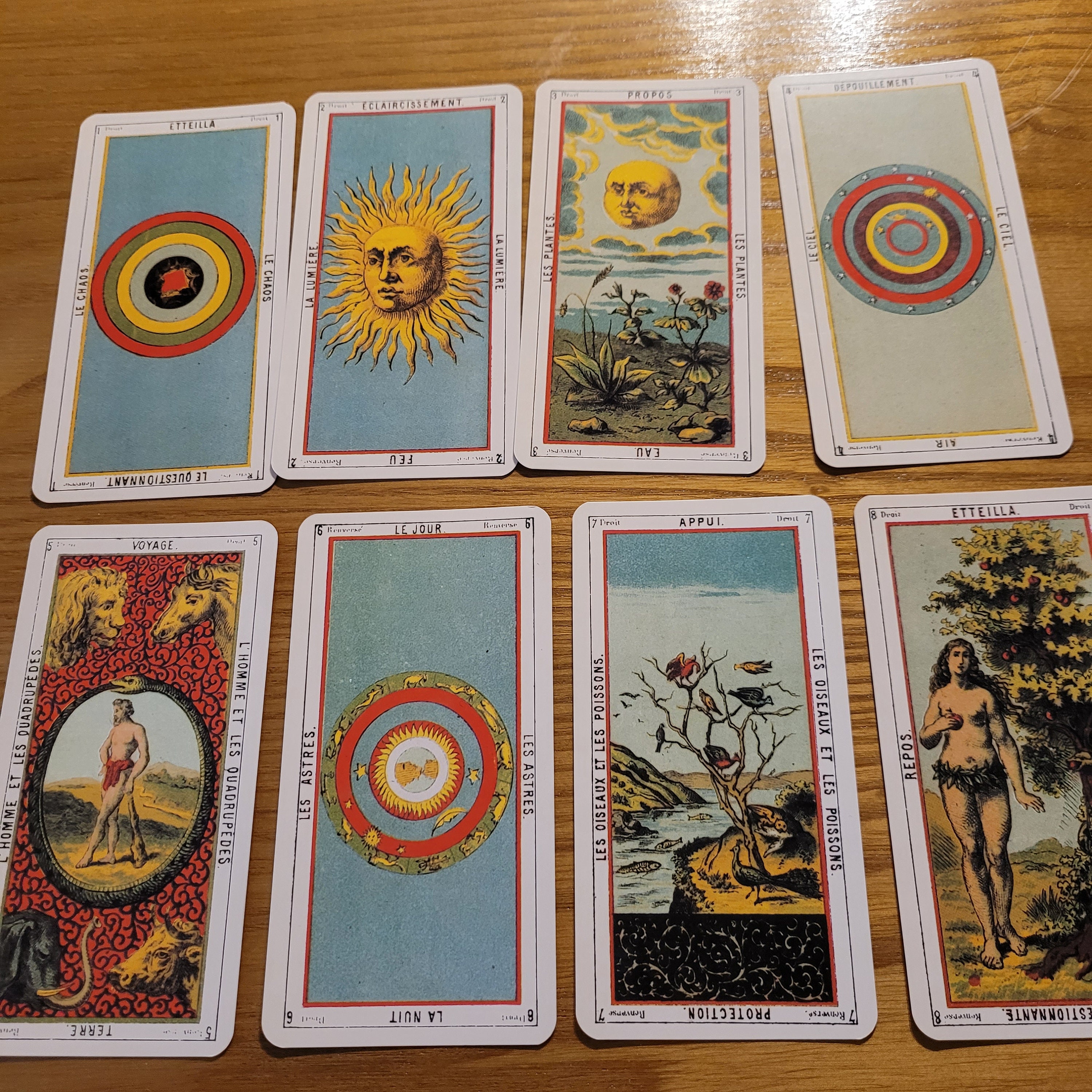 Kiuiom Tarot Deck, Cartes de Tarot, Jeux Tarot, Tarot Divinatoire