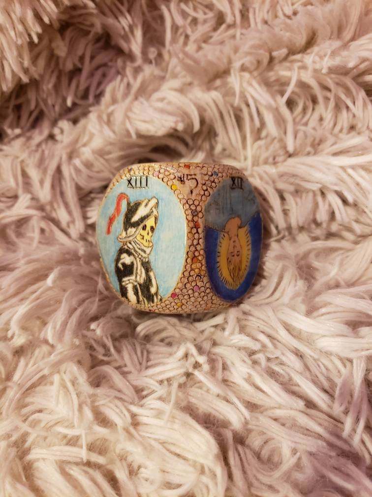 Tarot Dice Set - Major Arcana - Knotty Box Tarot Set #1