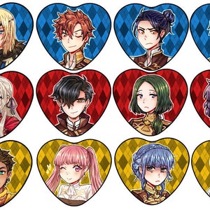 Fire Emblem Three Houses Heart Buttons