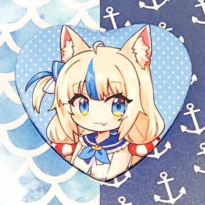 Sameko Saba Heart Button