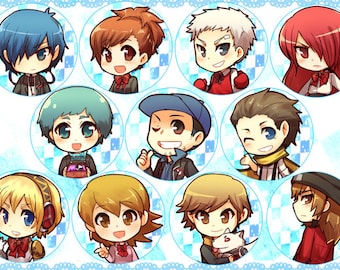 Persona 3 Button Set (3)